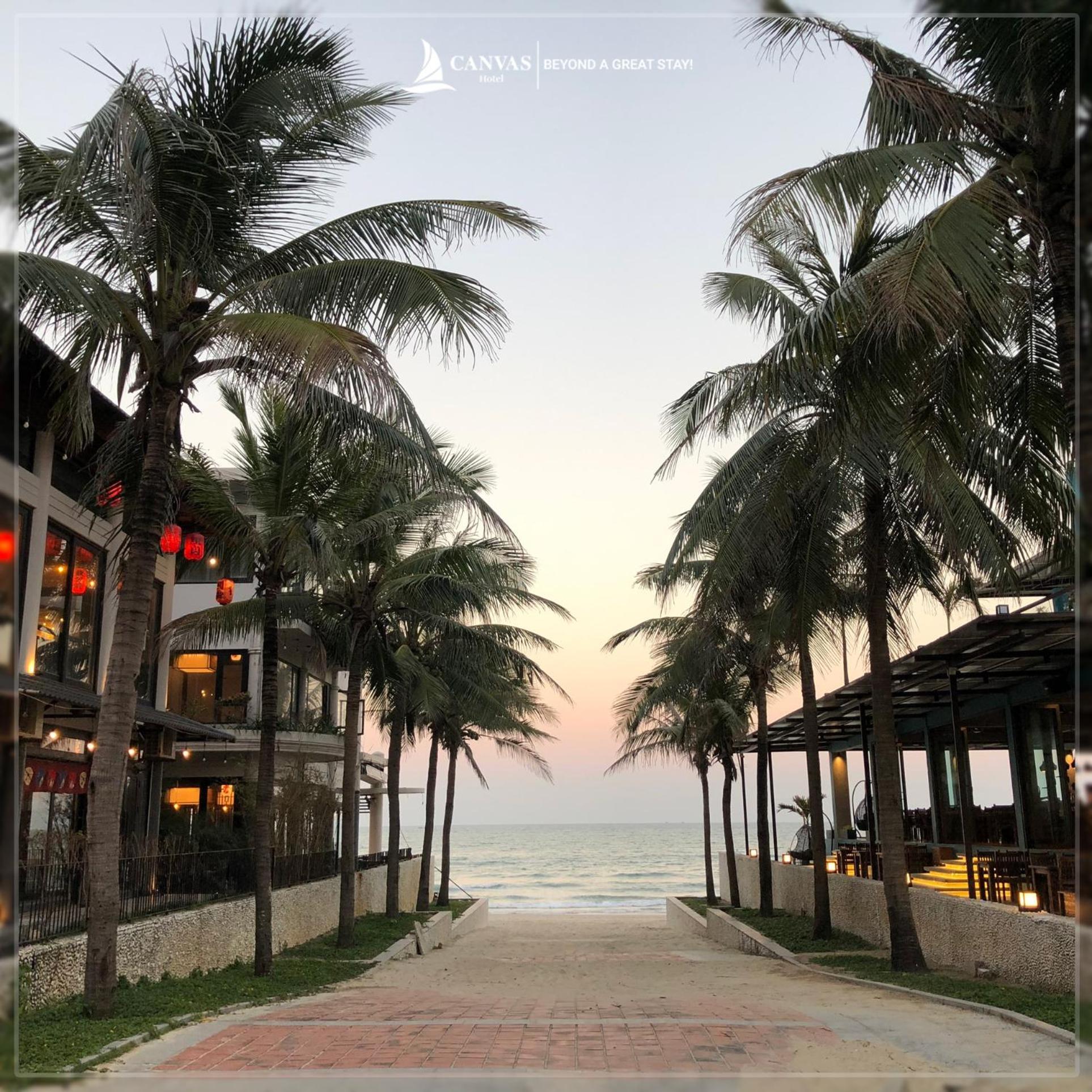 Canvas Danang Beach Hotel Zewnętrze zdjęcie